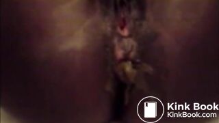 EPORNERCOM - [325GQDyQGlm] Black hairy woman shit and piss closeup (360)
