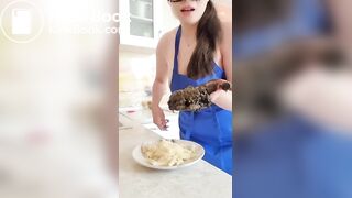 Pasta with shit  it's delicious)