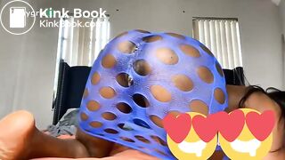 Sexy Ebony Shits and Farts in blue