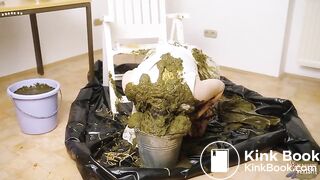 Dirty Dung Dirndl - Masturbating in cowshit