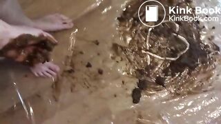 Fucking the shit out of her ass