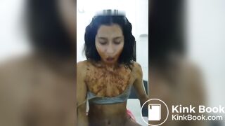 Very naughty pooping and smearing