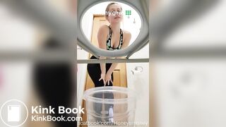 Honey on potty chair