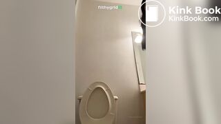 B B Panties shitting standing