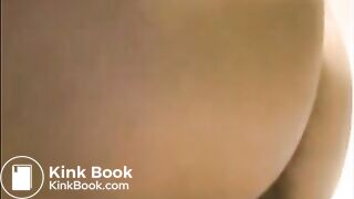 Dirty ass milf farting with shit