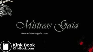 Mistress Gaia all the shit in her face