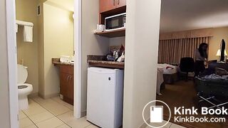 Desperate poop accident in her panties then fucks herself wi