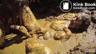 Having fun with Rada Brewer in cowshit