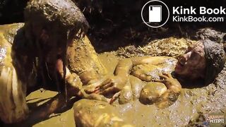 Having fun with Rada Brewer in cowshit