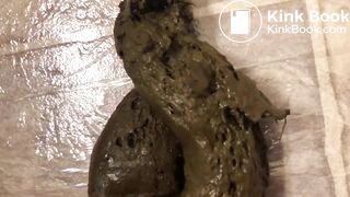 Tina amazon red panties pulled to the side big shit