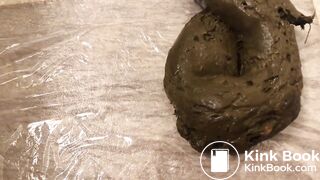 Tina amazon red panties pulled to the side big shit