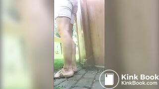 Massive lumpy shit from German milf