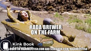 Rada Brewer on the farm - orgasm in cowshit