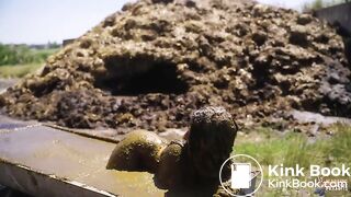 Rada Brewer on the farm - orgasm in cowshit