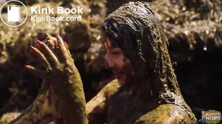 Manure Sports Dunghill Climbing - Rada Brewer and Lyndra Lynn masturbating in cowshit