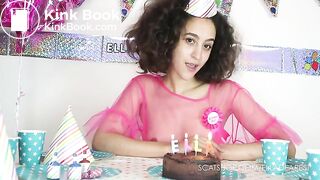 Hand finishing my birthday cake