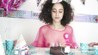 Hand finishing my birthday cake