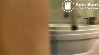 Shit in toilet