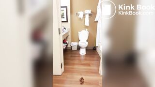 Poop on the floor