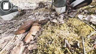 Mia and Friend In The Woods