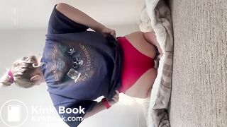 Red Panty poop