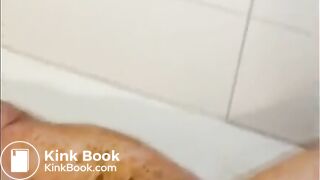 Scat BBW whore gets full mouth of shit