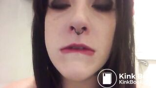 pierced nose