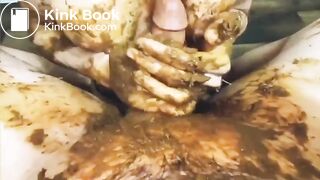 Messy scat blowjob with vomit