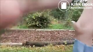 Cute German girl fertilizes her own soil