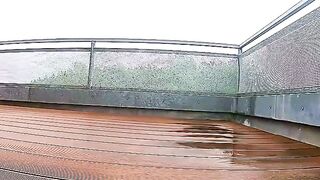 malgré la pluie