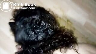 Scat slut shitty blowjob