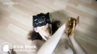 Scat slut shitty blowjob