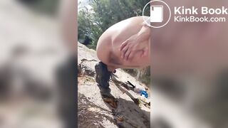 shit in the woods