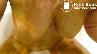 Scat fresh on the body  COM