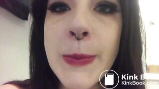 When there is no dick at hand, you can suck shit