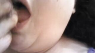 BBW eating scat and puking