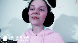 Teen Brushes Her Teeth With  feces