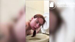 PUBLIC POTTY LICKERS very DIRTY TOILET TRAMPS