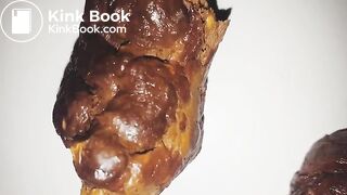 Lovely tattooed big ass gal pooping