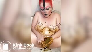 HUMILIATED SHIT PIG BREEDS CERVIX WITH SCAT