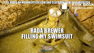 Rada Brewer Filling my swimsuit with cowshit