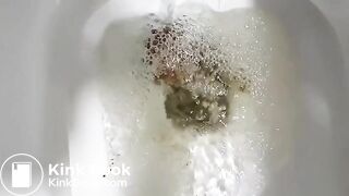 Lots of shit from sexy blonde ass