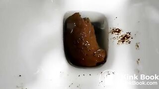 Lots of shit from sexy blonde ass