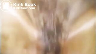 Anal fucked shitting hairy woman