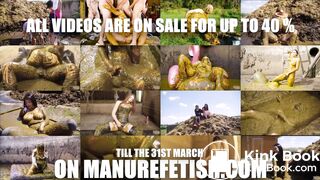 ManureFetish Spring Sale 40 % discount - Girls in cowshit