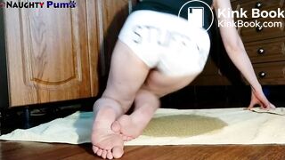 Naughtypuma panty stuffing therapy