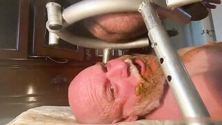 feeding diarrhea to grampa