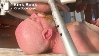 feeding diarrhea to grampa