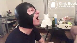 master feeds shit,piss,puke,spit