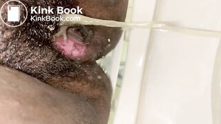 Ebony piss n scat